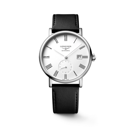 Longines Elegant Collection White Dial Stainless Steel Mens Watch L48124110