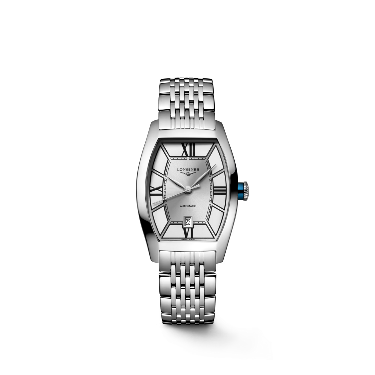 Longines Evidenza Silver Dial Stainless Steel Womens Watch L21424766