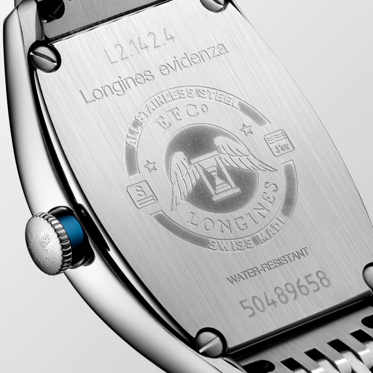 Longines Evidenza Silver Dial Stainless Steel Womens Watch L21424766