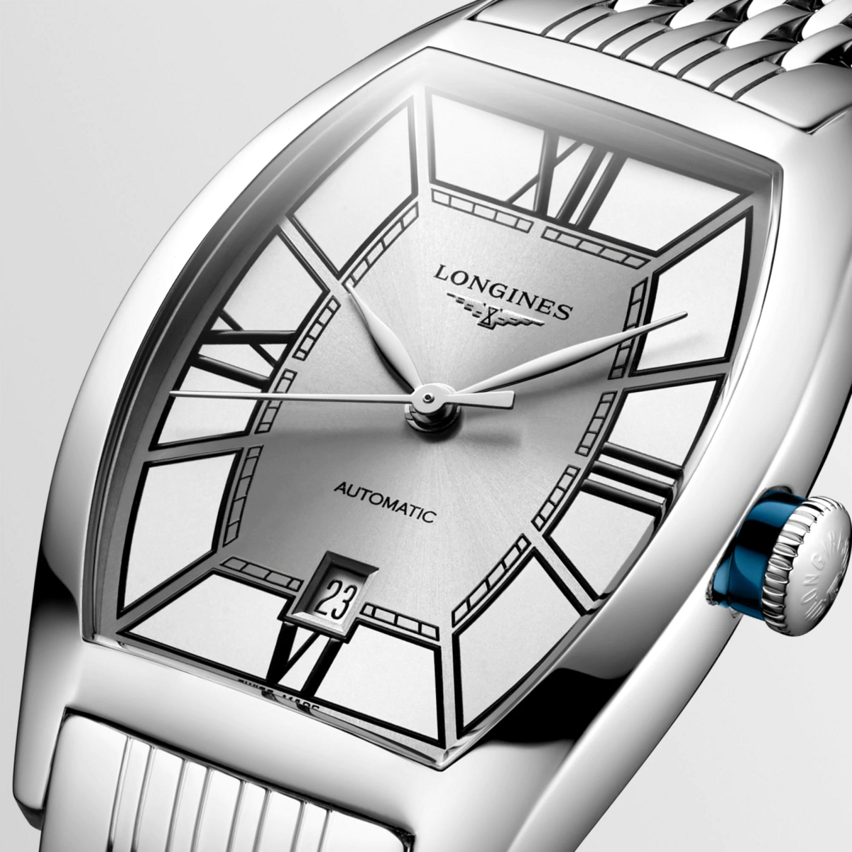 Longines Evidenza Silver Dial Stainless Steel Womens Watch L21424766