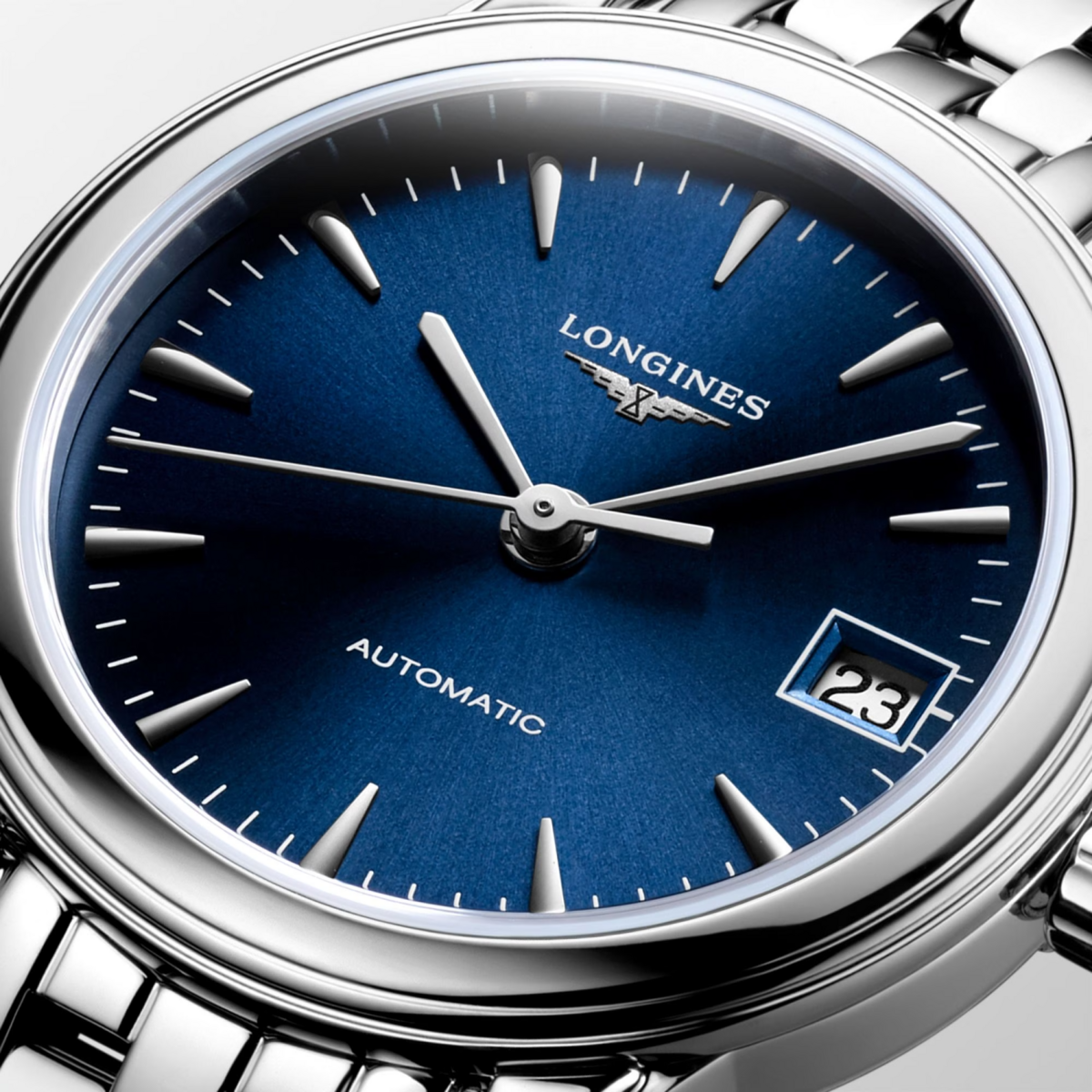 Longines Flagship Blue Dial Stainless Steel Womens Watch L42744926