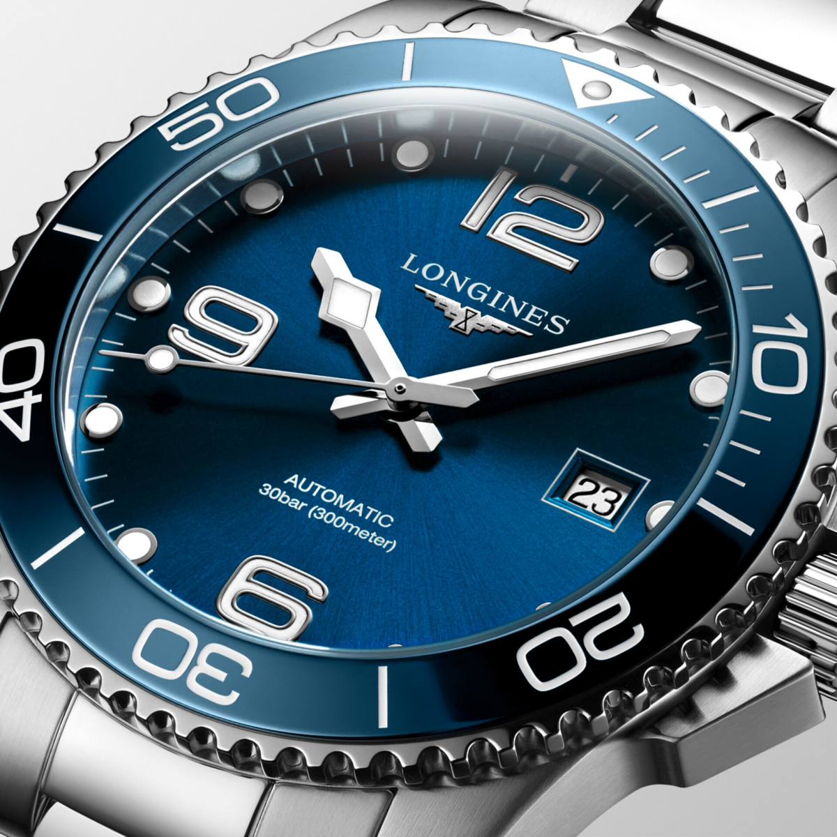 Longines HydroConquest Blue Dial Stainless Steel Mens Watch L37814966