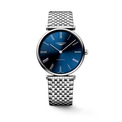 Longines La Grande Classique de Longines Blue Dial Stainless Steel Mens Watch L49184946