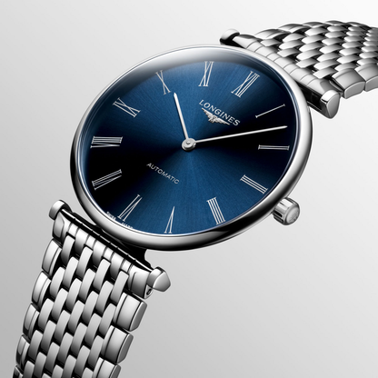 Longines La Grande Classique de Longines Blue Dial Stainless Steel Mens Watch L49184946