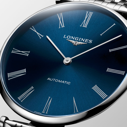 Longines La Grande Classique de Longines Blue Dial Stainless Steel Mens Watch L49184946