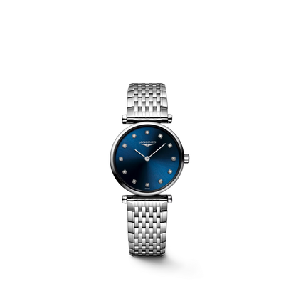 Longines La Grande Classique de Longines Blue Diamond Set Dial Stainless Steel Womens Quartz Watch L42094976