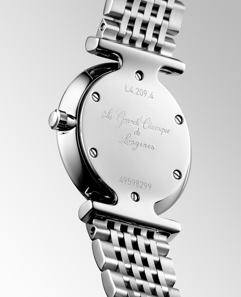 Longines La Grande Classique de Longines Blue Diamond Set Dial Stainless Steel Womens Quartz Watch L42094976