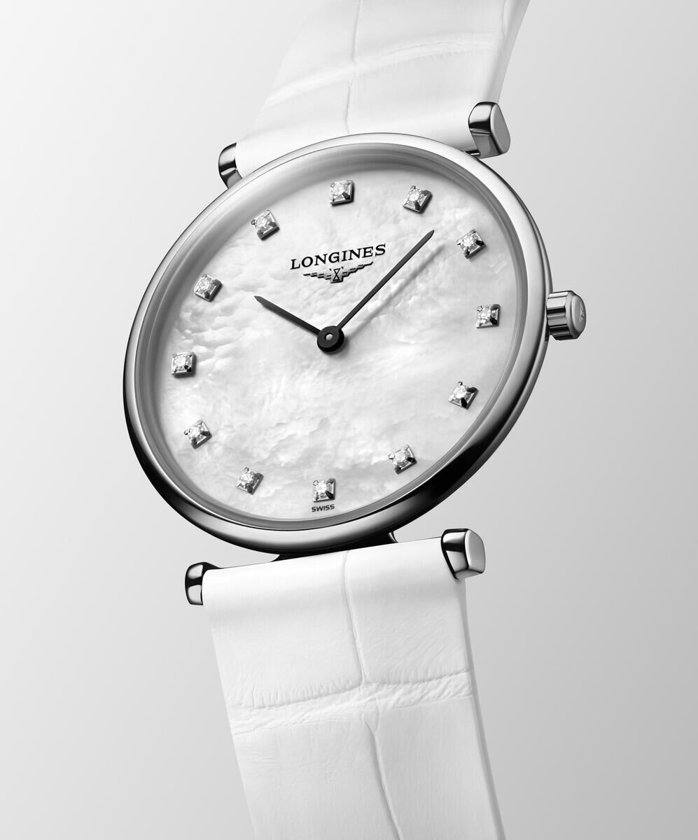 Longines La Grande Classique de Longines Mother of Pearl Dial Diamond Set Stainless Steel Womens Quartz Watch L45124870