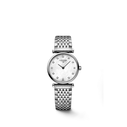Longines La Grande Classique de Longines Mother of Pearl Diamond Set Dial Stainless Steel Womens Quartz Watch L42094876