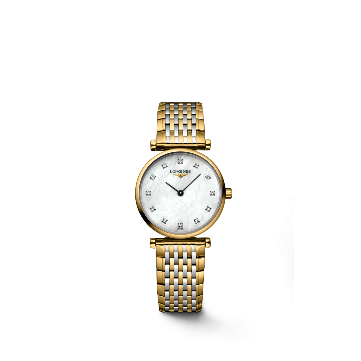 Longines La Grande Classique de Longines Mother of Pearl Diamond Set Dial Two Tone Womens Quartz Watch L42092877