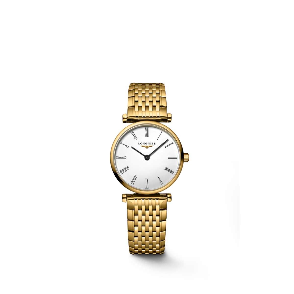 Longines La Grande Classique de Longines White Dial PVD Gold Plated Womens Quartz Watch L42092118