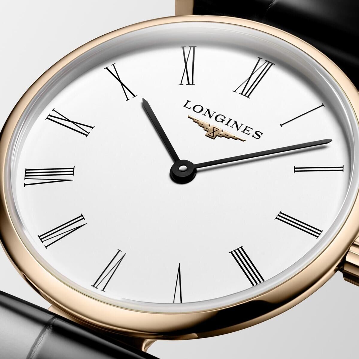 Longines La Grande Classique de Longines White Dial PVD Rose Gold Plated Womens Quartz Watch L42091912