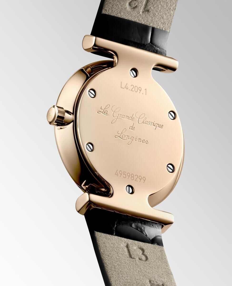 Longines La Grande Classique de Longines White Dial PVD Rose Gold Plated Womens Quartz Watch L42091912