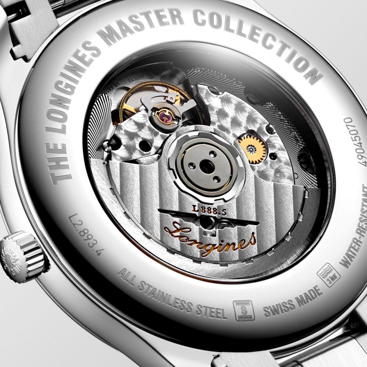 Longines Master Collection Silver Dial Stainless Steel Mens Watch L28934796