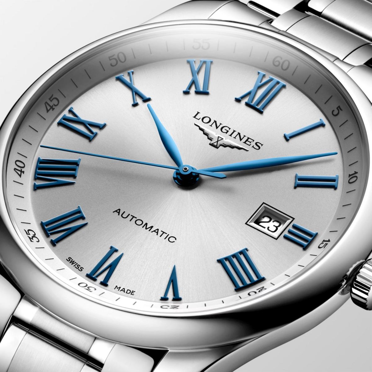 Longines Master Collection Silver Dial Stainless Steel Mens Watch L28934796