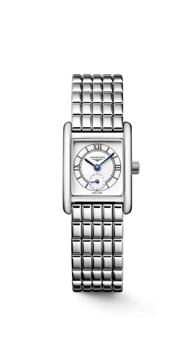 Longines Mini DolceVita Silver Dial Stainless Steel Womens Quartz Watch L52004756