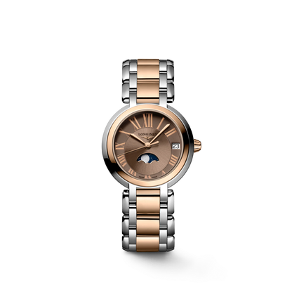 Longines PrimaLuna Taupe Dial Two Tone Womens Quartz Watch L81155617