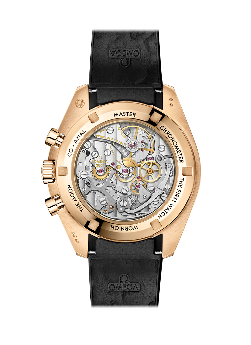 Omega Speedmaster Moonwatch Professional Co-Axial Master Chronometer 18ct Gold Chronograph Wristwatch 31062425099001 NEW RRP £30,600