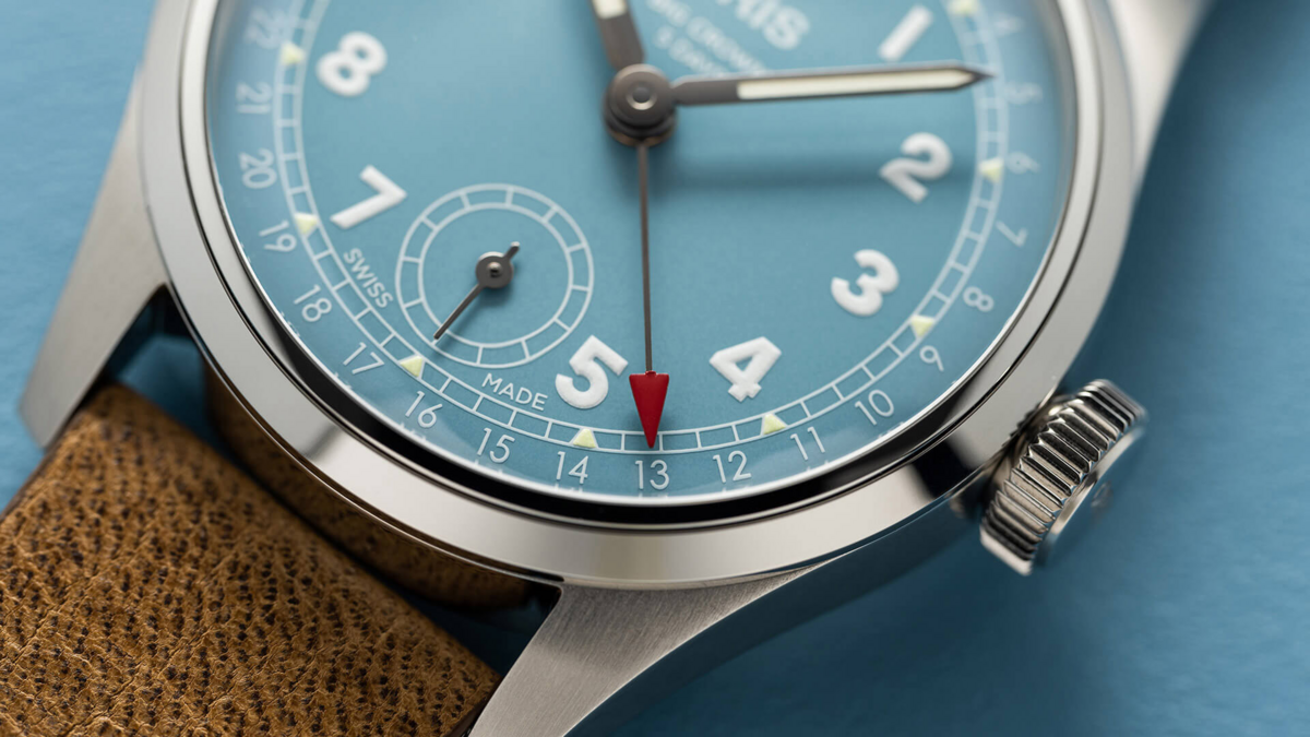 Oris Big Crown Calibre 473 Blue Dial  Stainless Steel Mens Watch