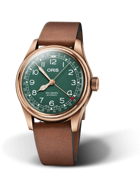 Oris Big Crown Pointer Date 80th Anniversary Edition Green Dial  Bronze Mens Watch