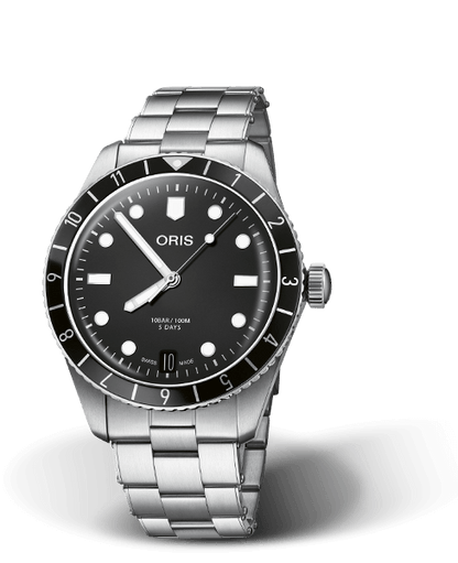 Oris Divers Sixty-Five 12H Calibre 400 Black Dial Stainless Steel Mens Watch