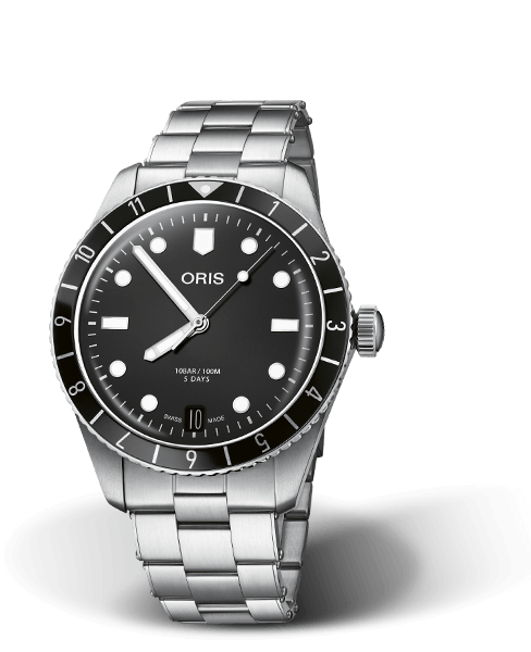 Oris Divers Sixty-Five 12H Calibre 400 Black Dial Stainless Steel Mens Watch