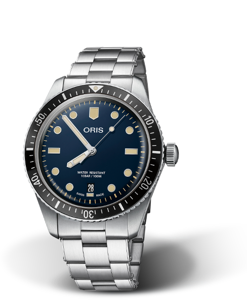 Oris Divers Sixty-Five Blue Dial Stainless Steel Mens Watch