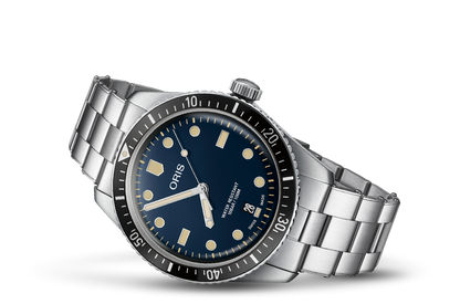 Oris Divers Sixty-Five Blue Dial Stainless Steel Mens Watch