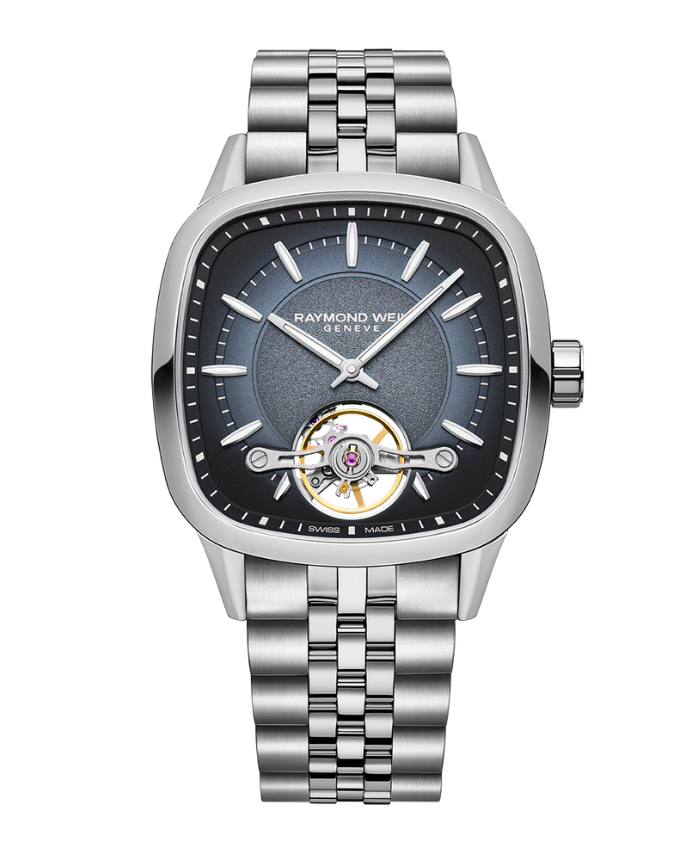 Raymond Weil Freelancer Calibre RW1212 Blue Dial Stainless Steel Mens Watch 2790-ST-50051