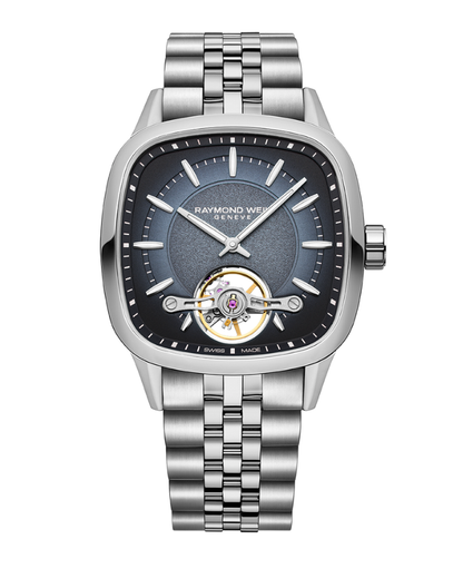Raymond Weil Freelancer Calibre RW1212 Blue Dial Stainless Steel Mens Watch 2790-ST-50051