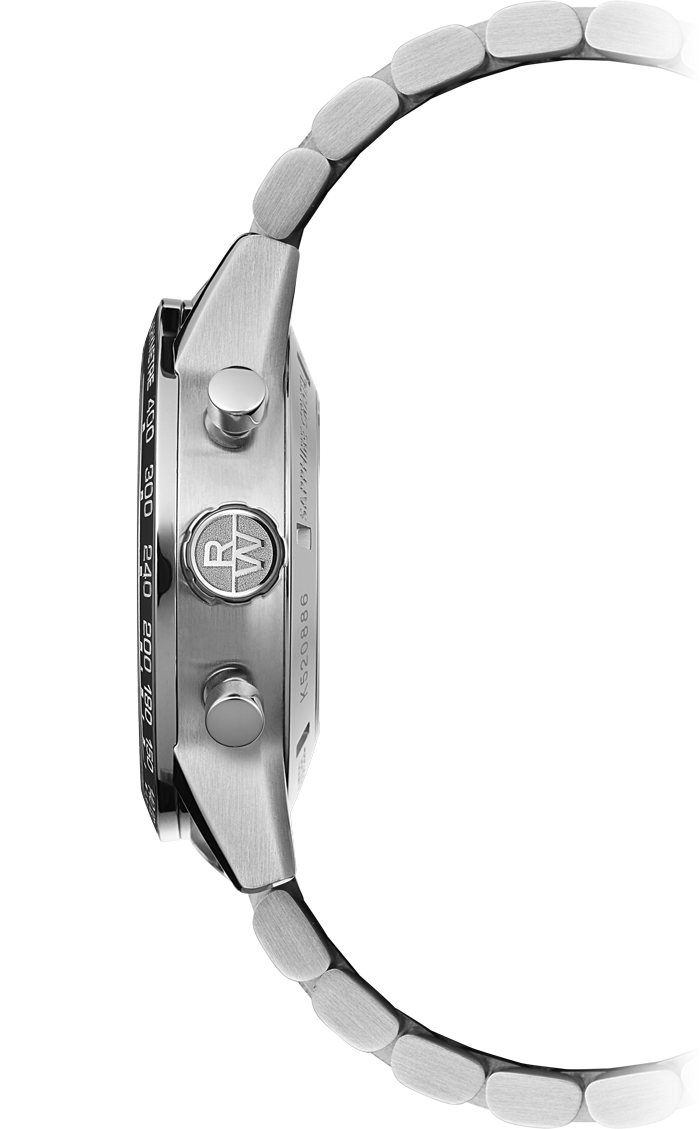 Raymond Weil Freelancer Calibre RW5030 White Dial Stainless Steel Mens Chronograph Watch 7741-ST1-30021