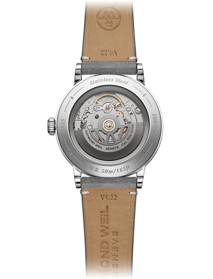 Raymond Weil Millesime Pink Sector Dial Stainless Steel Mens Watch 2925-STC-80001