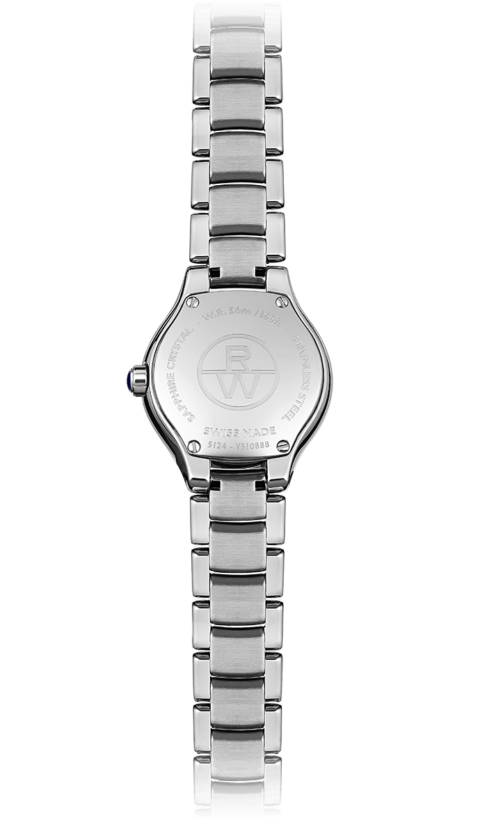 Raymond Weil Noemia Mother of Pearl Diamond Dot Dial Stainless Steel Womens Quartz Watch 24mm 5124-ST-00985