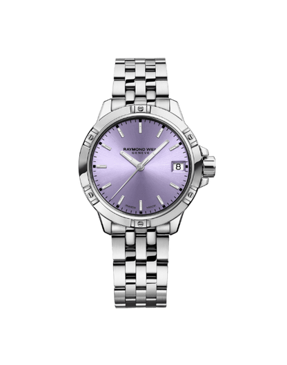 Raymond Weil Tango Lavender Dial Stainless Steel Womens Quartz Watch 5960-ST-46001