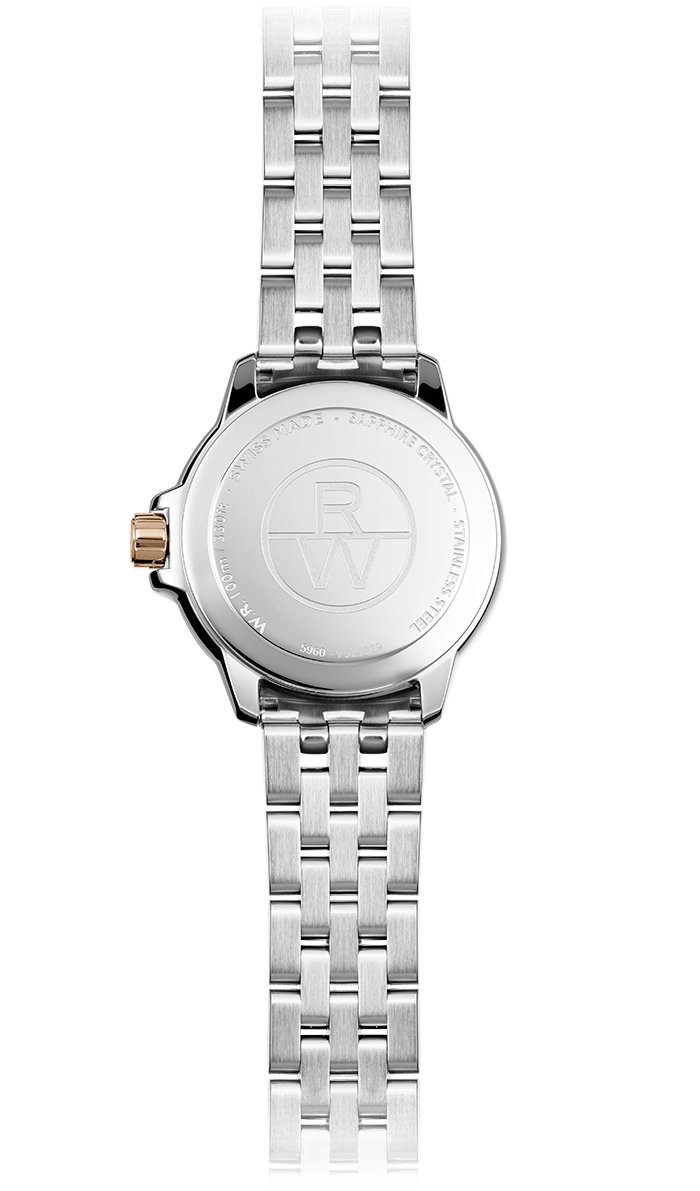 Raymond Weil Tango Mother of Pearl Dial Two Tone Womens Quartz Watch 5960-SP5-00995