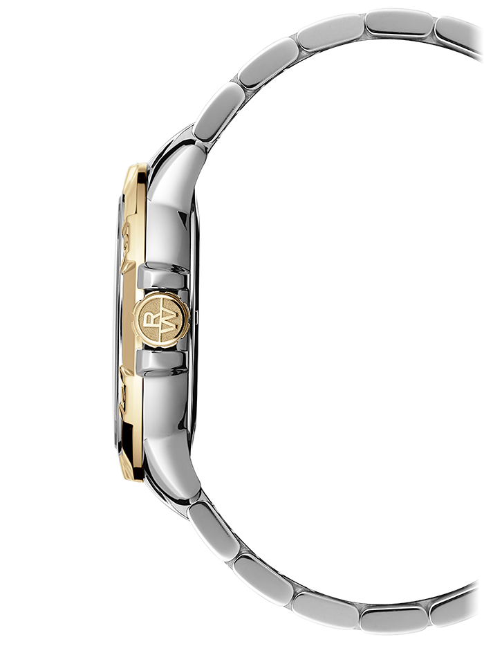 Raymond Weil Tango White Dial Two Tone Mens Quartz Watch 8160-STP-30041