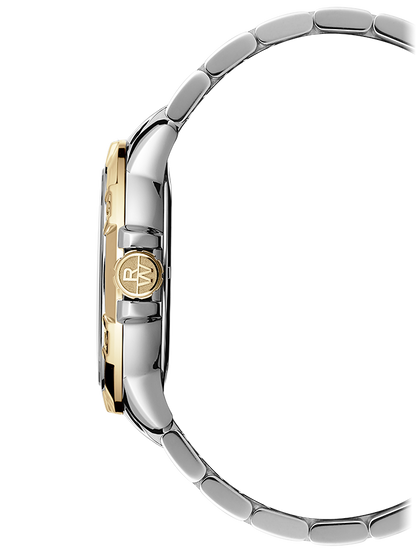Raymond Weil Tango White Dial Two Tone Mens Quartz Watch 8160-STP-30041