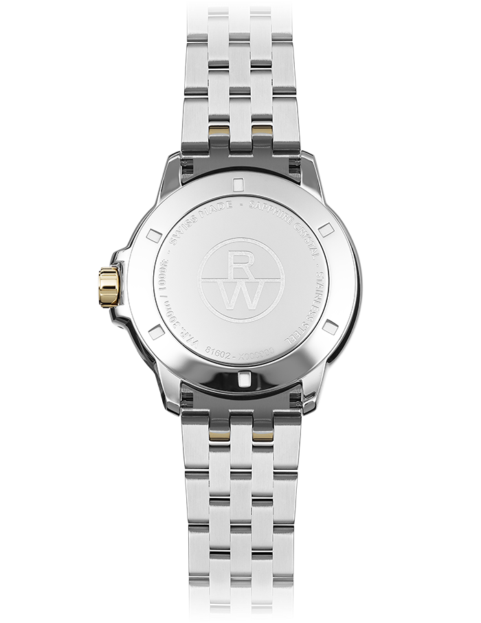 Raymond Weil Tango White Dial Two Tone Mens Quartz Watch 8160-STP-30041