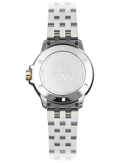 Raymond Weil Tango White Dial Two Tone Mens Quartz Watch 8160-STP-30041