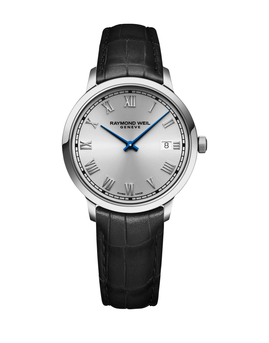 Raymond Weil Toccata Silver Dial Stainless Steel Mens Quartz Watch 39mm 5485-STC-00658