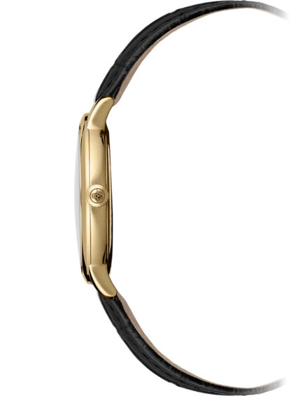 Raymond Weil Toccata White Dial PVD Gold Plated Mens Quartz Watch 39mm 5485-PC-00359