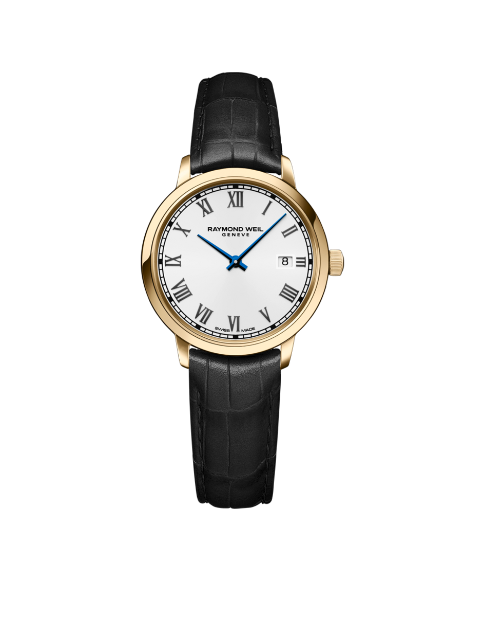 Raymond Weil Toccata White Dial PVD Gold Plated Womens Quartz Watch 5985-PC-00359