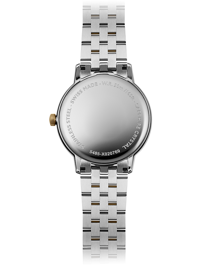 Raymond Weil Toccata White Dial Two Tone Mens Quartz Watch 39mm 5485-STP-00359