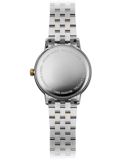 Raymond Weil Toccata White Dial Two Tone Mens Quartz Watch 39mm 5485-STP-00359