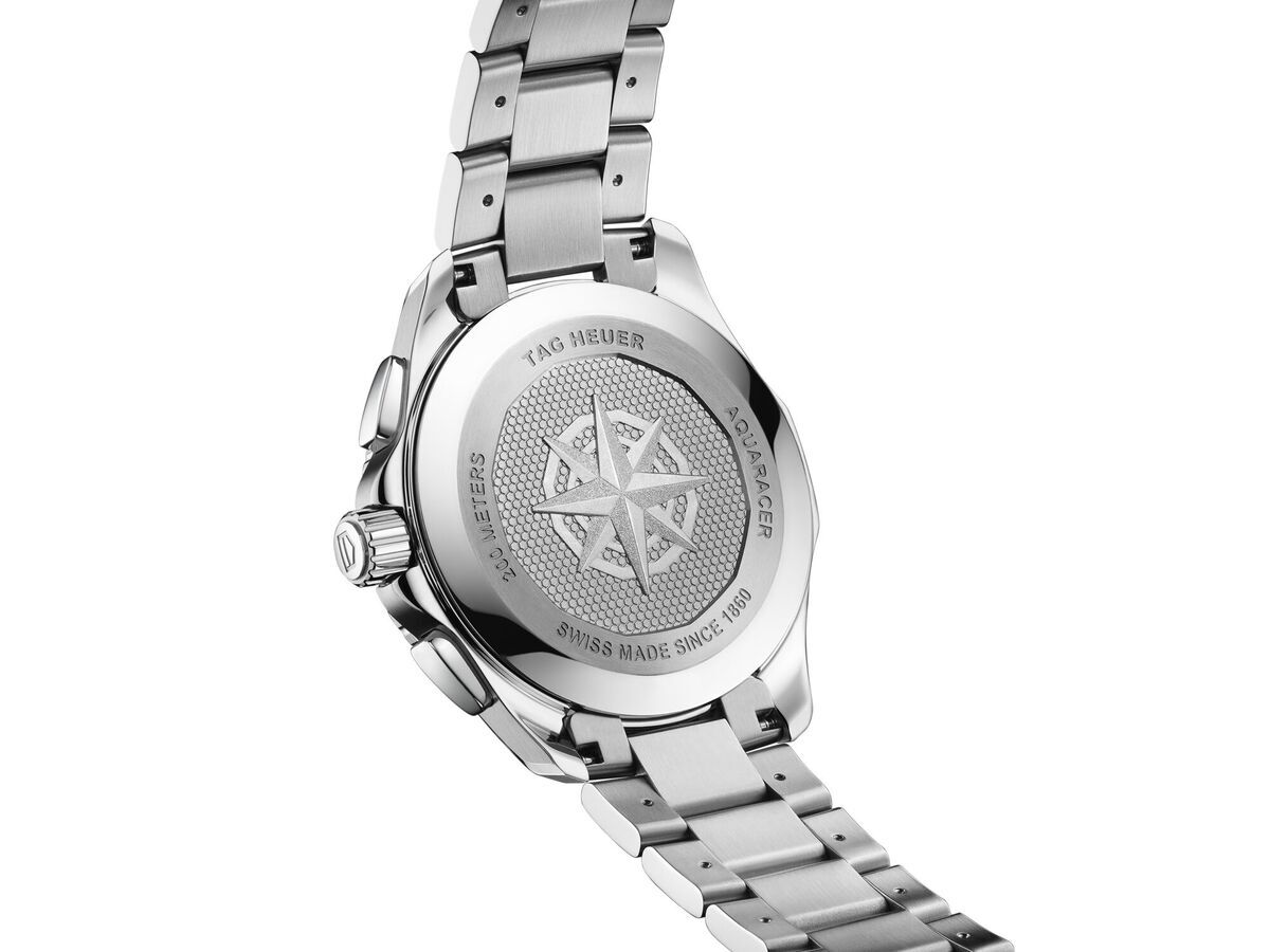 TAG Heuer Aquaracer Professional 200 Black Dial Stainless Steel Mens Quartz Chronograph Watch CBP1110.BA0627