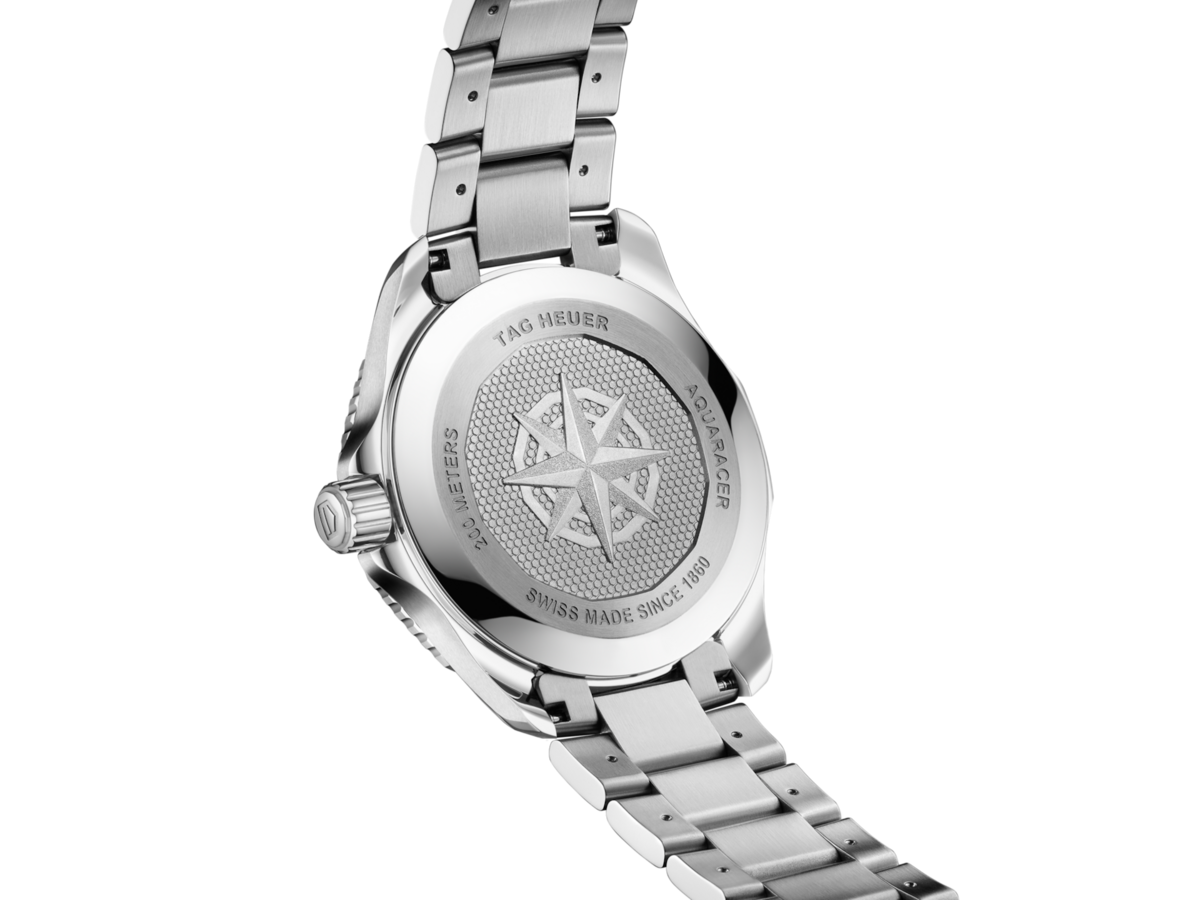 TAG Heuer Aquaracer Professional 200 Solargraph Blue Dial Stainless Steel Mens Quartz Watch WBP1113.BA0000