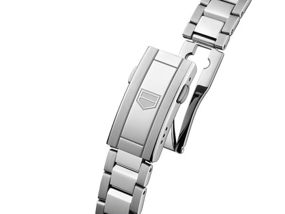 TAG Heuer Aquaracer Professional 200 Solargraph Stainless Steel Diamond Set Pink Dial Womens Quartz 34mm Watch WBP1318.BA0005