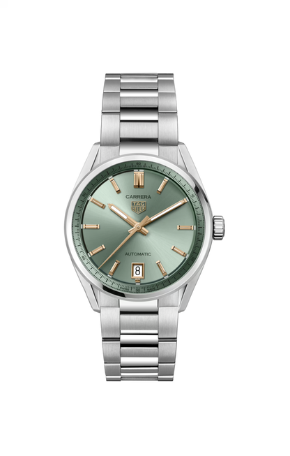 TAG Heuer Carrera Calibre 7 Green Dial  Stainless Steel Unisex Watch WBN2312.BA0001