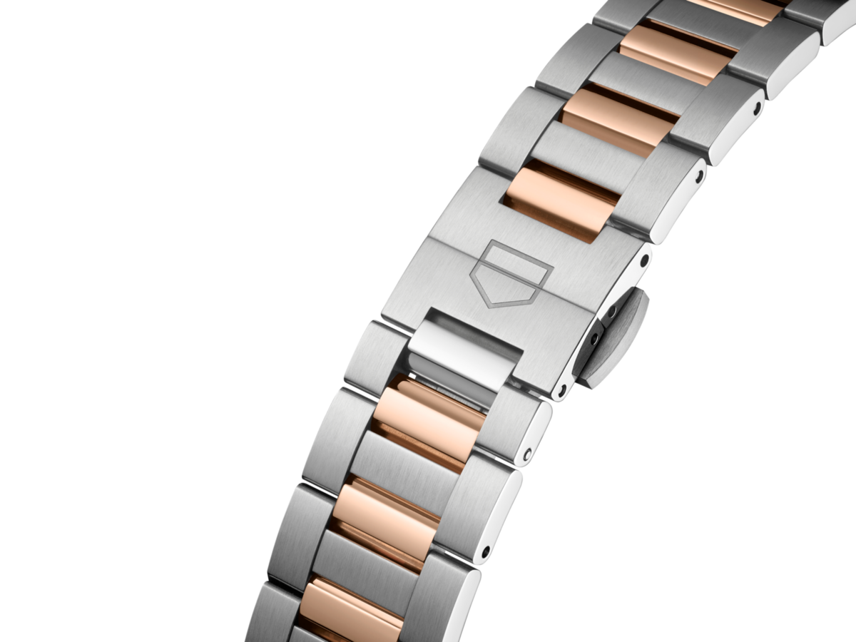 TAG Heuer Carrera Calibre 7 Mother of Pearl Dial Diamond Set Two Tone Womens Watch WBN2351.BD0000