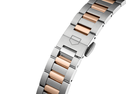 TAG Heuer Carrera Calibre 7 Mother of Pearl Dial Diamond Set Two Tone Womens Watch WBN2351.BD0000